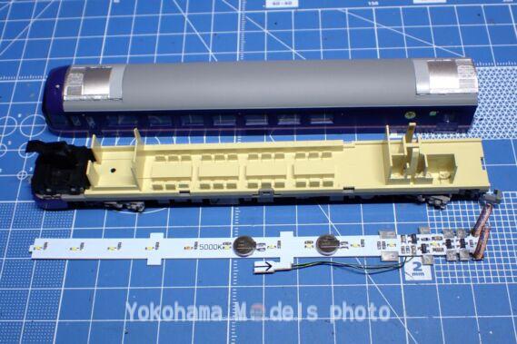 MICROACE A2274 485系お座敷列車「華」高崎車両センターを弄る DENSHA.me蓄電式室内灯 マイクロエース鉄道模型