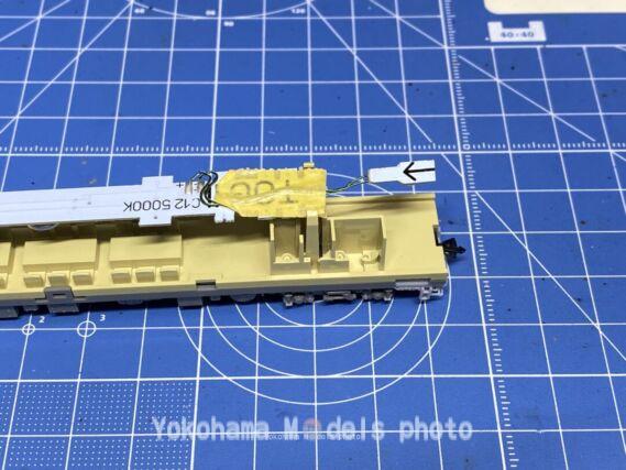 MICROACE A2274 485系お座敷列車「華」高崎車両センターを弄る DENSHA.me蓄電式室内灯 マイクロエース鉄道模型