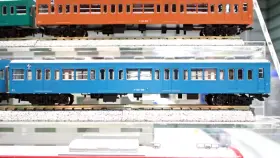 201系スカイブルー　マイクロエース。 グリーンマックス】201系 大阪環状線（体質改善車・スカイブルー