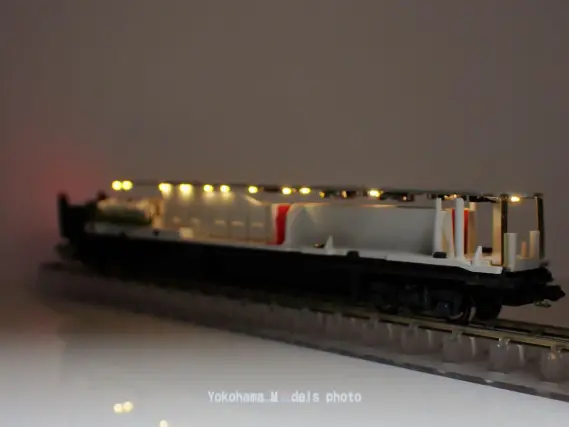 E001形 トランスイート四季島を弄る。その11 DENSHA.me製品蓄電式室内
