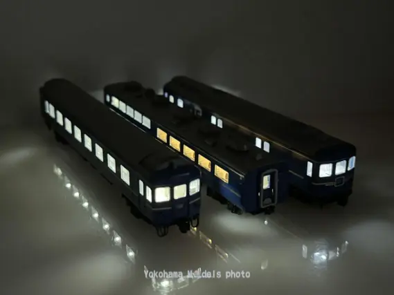 24系寝台特急「北斗星」を弄る。 DENSHA.me製蓄電式室内灯 KATO 10-831