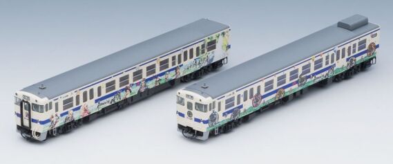 98538 JR キハ47-8000形ディーゼルカー(ロマンシング佐賀ラッピング)セットB TOMXI鉄道模型