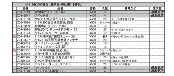 (N)113系2000番台　湘南色(JR仕様)