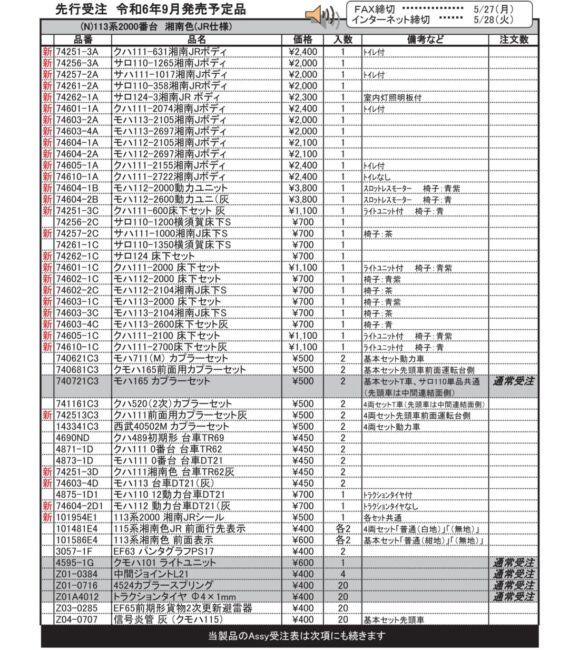 (N)113系2000番台　湘南色(JR仕様)