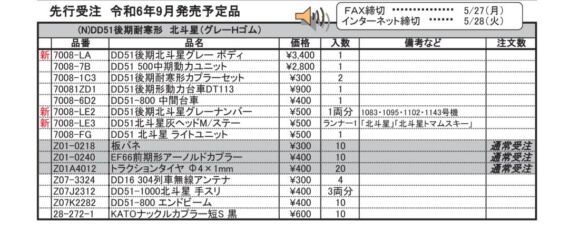 (N)DD51後期耐寒形　北斗星（グレーＨゴム）