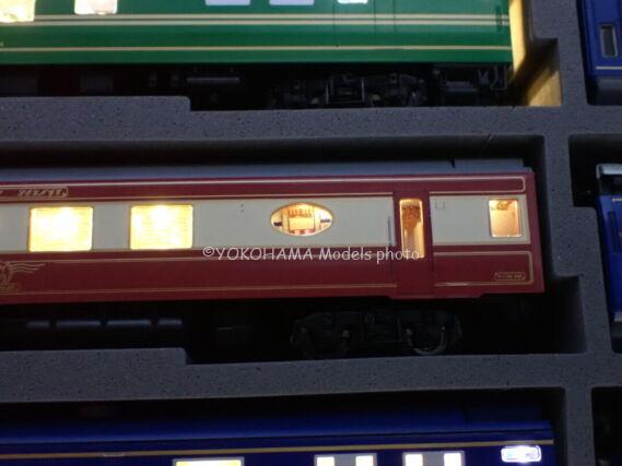 TOMIX 92792　夢空間北斗星セット　室内表現あり 24系25形「夢空間北斗星」を弄る。その4 個室壁面シート TOMIX 92792
