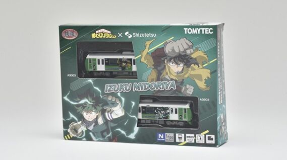 鉄道コレクション 静岡鉄道A3000形 僕のヒーローアカデミア 緑谷出久 2両セット