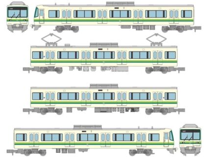 鉄道コレクション 仙台市交通局1000N系南北線４両セットＢ　2025年2月発売予定　品番：334064　トミーテック鉄道模型