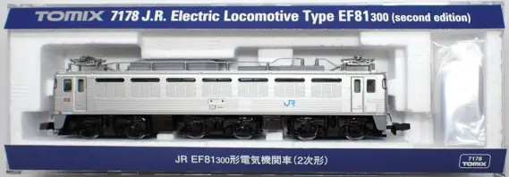EF81 300番台 2次形（ステンレス）が入線です。TOMIX 7178 ｜ 製品情報