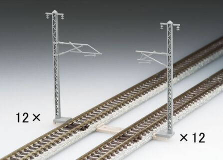 単線架線柱・鉄骨型（24本セット）　品番：3077　鉄道模型　TOMIX(トミックス)