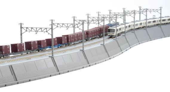 TOMIX 築堤大カーブレール複線化セット 品番:91047 トミックス鉄道模型