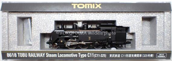 TOMIX 8618 C11 325＋TOMIX 98213 真岡鐵道　50系 東武鉄道 C11 325が入線しました。 TOMIX 8618 ｜ 製品情報｜製品検索