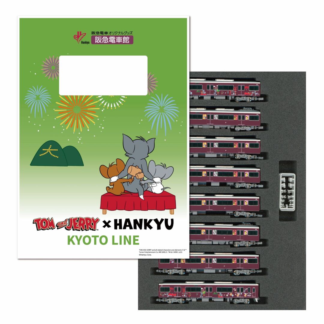 GREENMAX 90113 阪急1300系（京都線・トムとジェリー号)8両編成セット　2025年8月発売予定　グリーンマックス鉄道模型