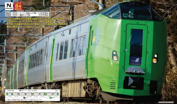 TOMIX JR 789-0系特急電車（スーパー白鳥）セット　2025年7月発売予定　品番：98895 トミックス鉄道模型