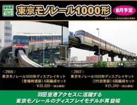 東京モノレール1000形ディスプレイキット（登場時塗装）6両編成セット　2906　GREENMAX(グリーンマックス)　[鉄道模型] Nゲージ用品