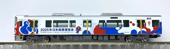 EXPO02025 ミャクミャク 323系 鉄道模型 EXPO 2025 ミャクミャク 323系 (先頭車単品)クモハ322-20が入線