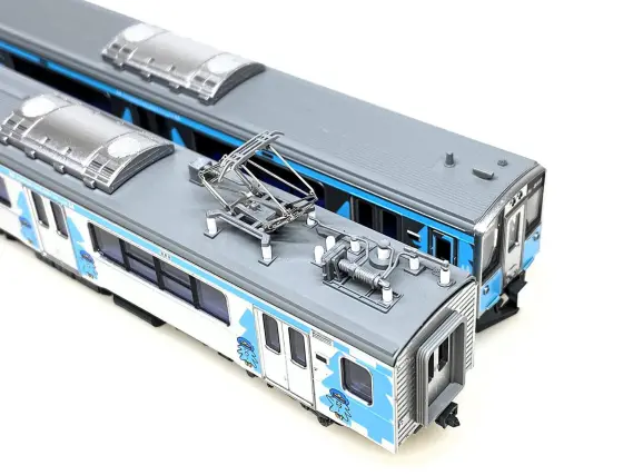 青い森鉄道 青い森701系（新ラッピング）第6編成が入線しました