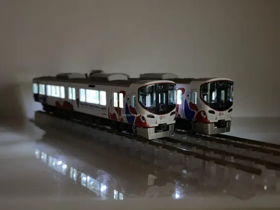323系 大阪・関西万博ラッピング列車（ミャクミャク）を弄る