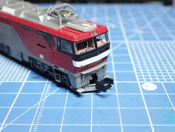模型列車　レトロ EH500形 電気機関車 (1次形) M-13モーター搭載が入線しました
