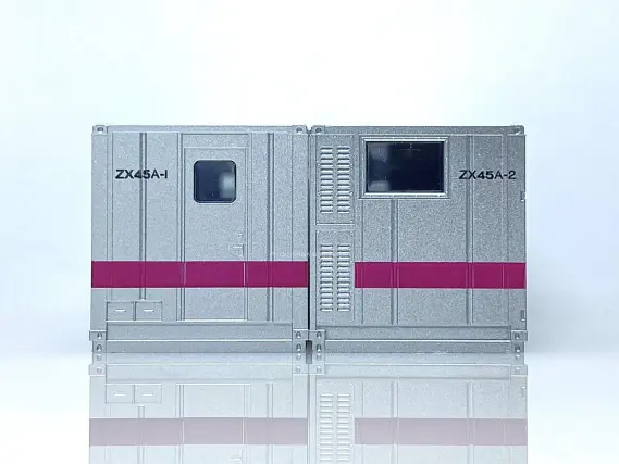 コキ104形（リサーチキャビン付）が入線です。 TOMIX 93586