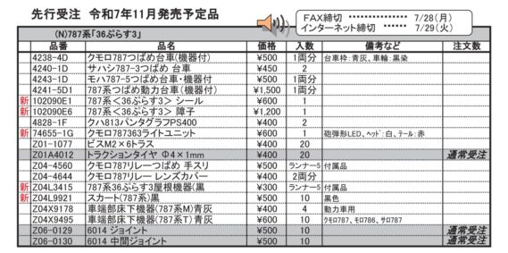 (N)787系「36ぷらす3」