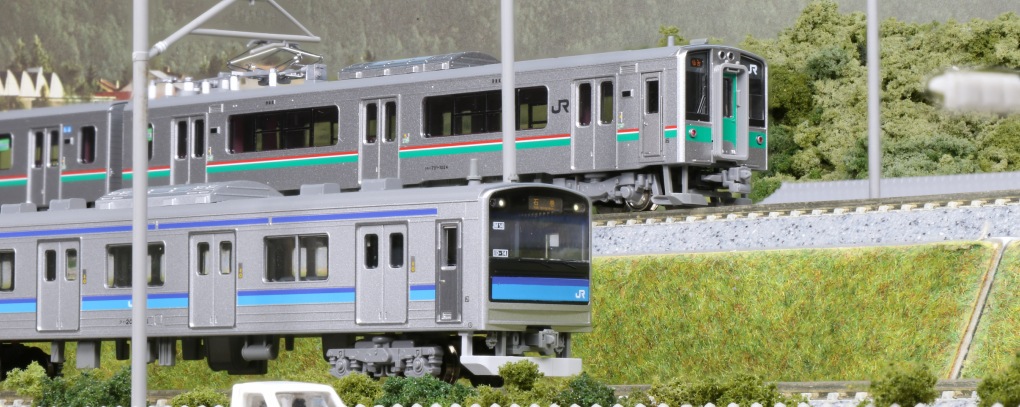 205系3100番台 仙石線色（1パンタ編成） 4両セット　品番：10-2102　鉄道模型　KATO(カトー)