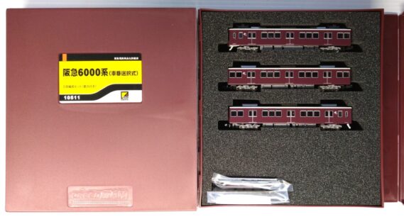 CROSSPOINT 10511 阪急6000系（今津（南）線・甲陽線・車番選択式）3両編成セット（動力付き） クロスポイント Nゲージ鉄道模型