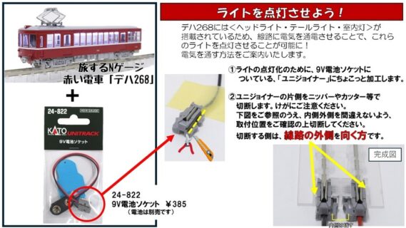 ホビーセンターカトー 12-901 旅するNゲージ 赤い電車「デハ268」 ホビーセンターカトー Nゲージ鉄道模型