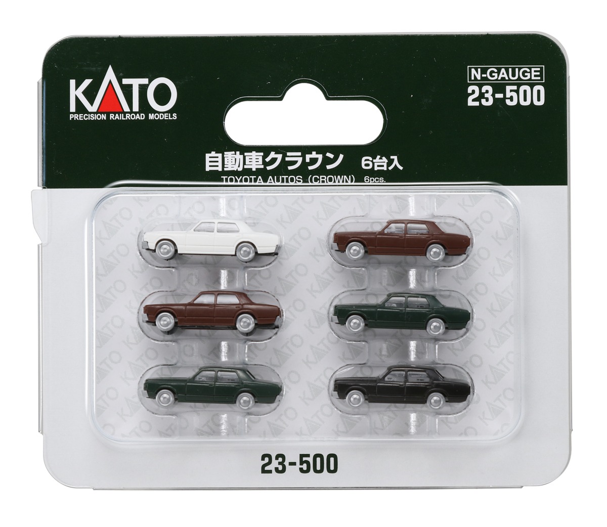 KATO 23-500 自動車クラウン（6台入） カトー Nゲージ鉄道模型