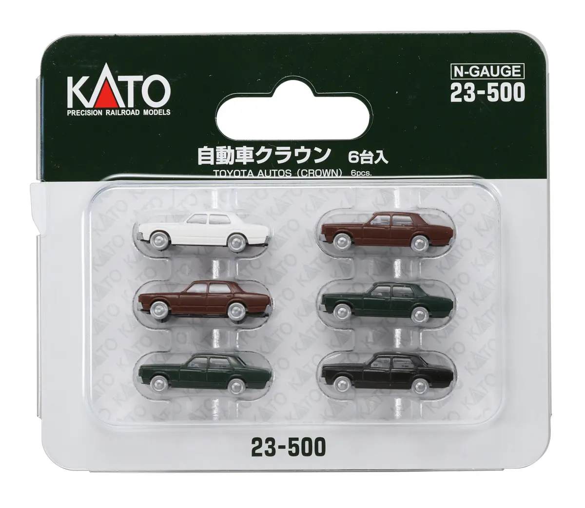 KATO 23-500 自動車クラウン（6台入） カトー Nゲージ鉄道模型