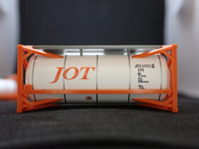 私有 ISO20ftタンクコンテナ（日本石油輸送・オレンジ・2個入）　品番：3194　鉄道模型　TOMIX(トミックス)