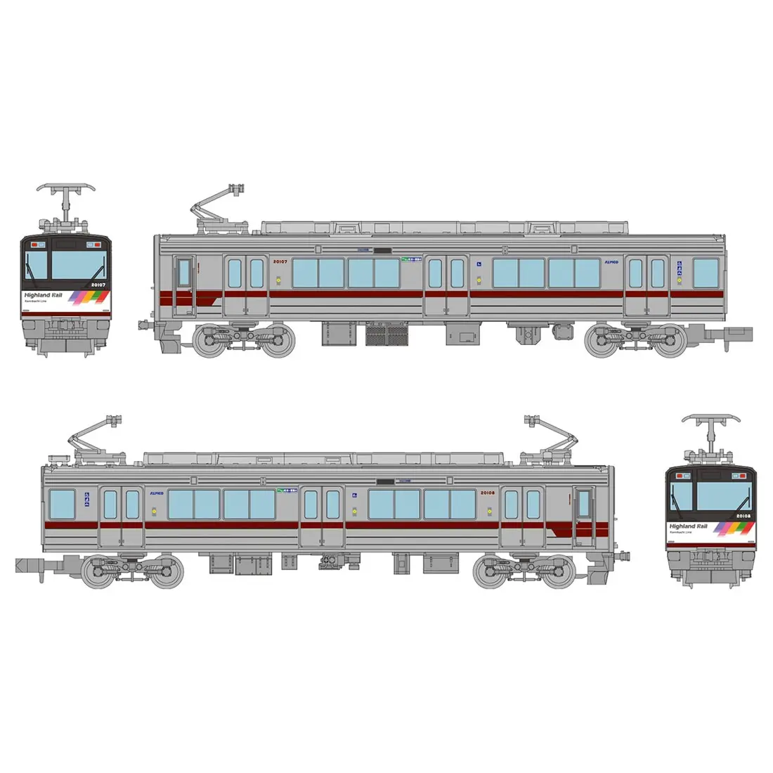 鉄道コレクション アルピコ交通上高地線20100形TOBU×ALPICOコラボトレイン2両セット　2025年12月発売予定336433 トミーテック ジオコレ Nゲージ鉄道模型