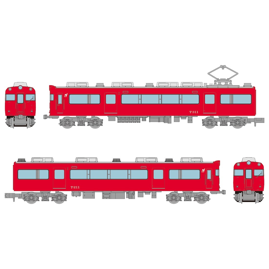 鉄道コレクション 名古屋鉄道7300系 2両セット　2025年12月発売予定336679 トミーテック ジオコレ Nゲージ鉄道模型