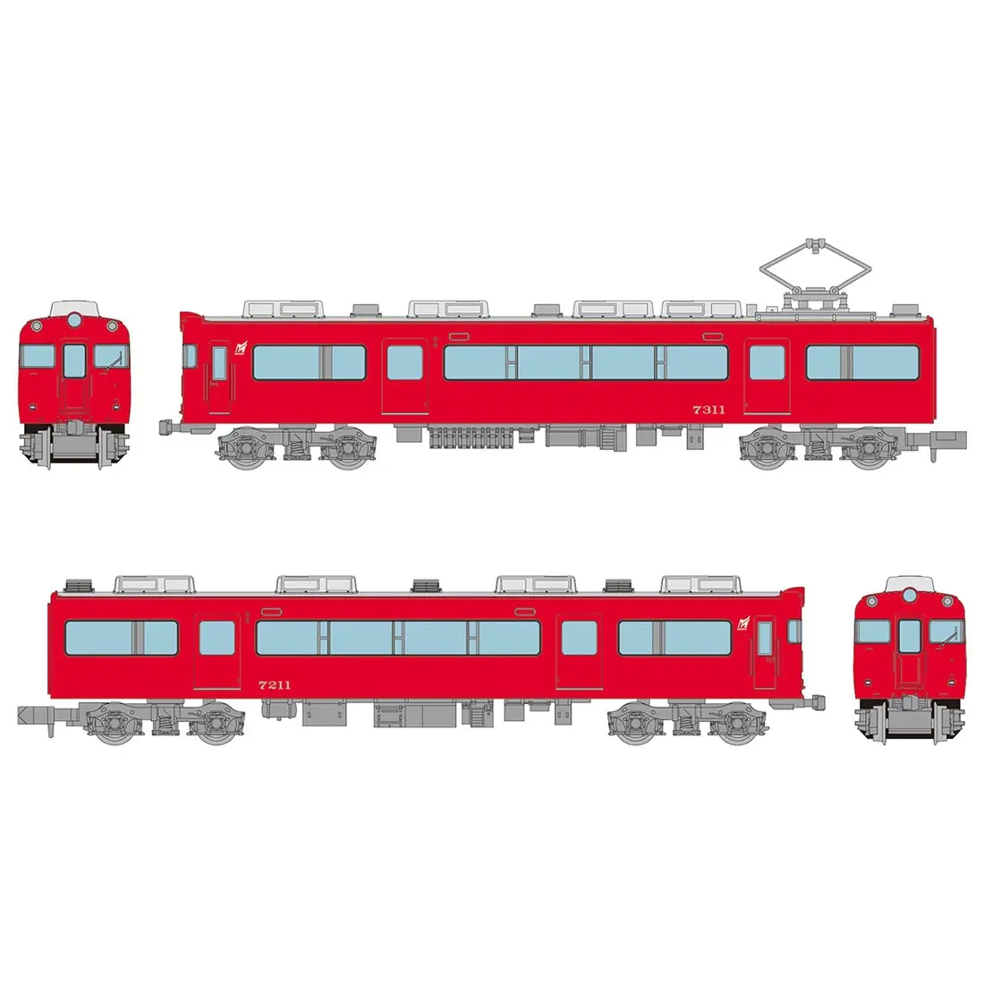 鉄道コレクション 名古屋鉄道7300系 2両セット　2025年12月発売予定336679 トミーテック ジオコレ Nゲージ鉄道模型