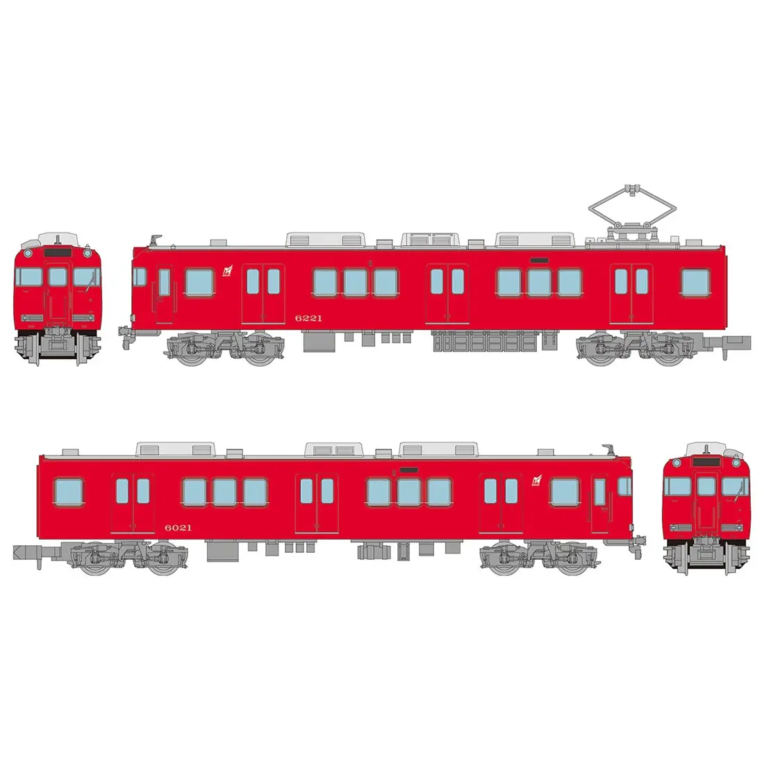 鉄道コレクション 名古屋鉄道6000系（5次車・三河線）2両セット　2025年12月発売予定337683 トミーテック ジオコレ Nゲージ鉄道模型