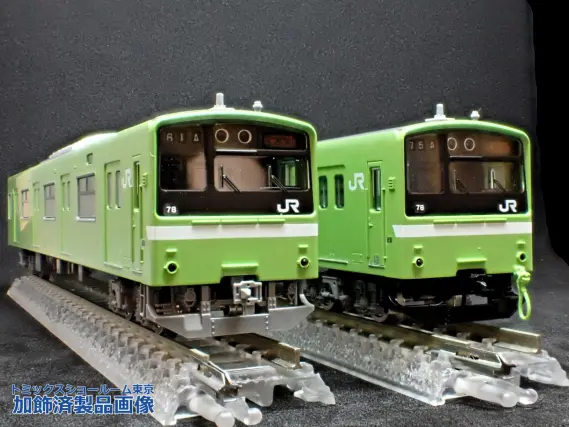 201系通勤電車（JR西日本30N更新車・ウグイス・混色床下)セット 品番