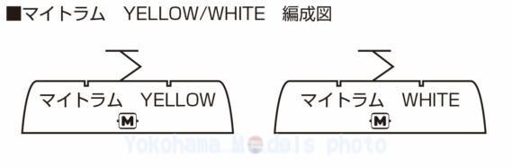 マイトラム　YELLOW／WHITE編成例