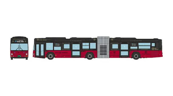 ザ·バスコレクション 岐阜バス GIFU RED OMNIBUS 337690 トミーテック