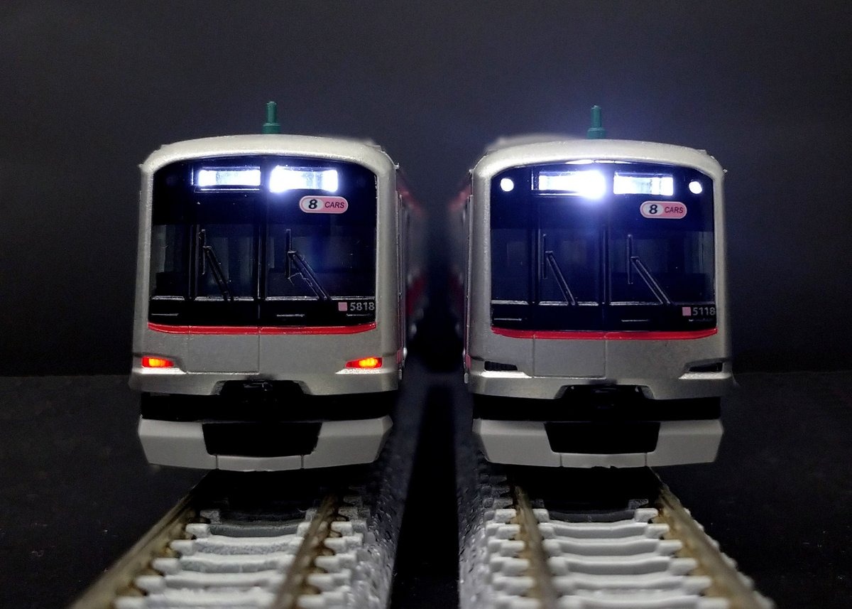 GREENMAX 50826 東急電鉄5000系（東横線・5118編成）8両編成セット（動力付き） グリーンマックス Nゲージ鉄道模型