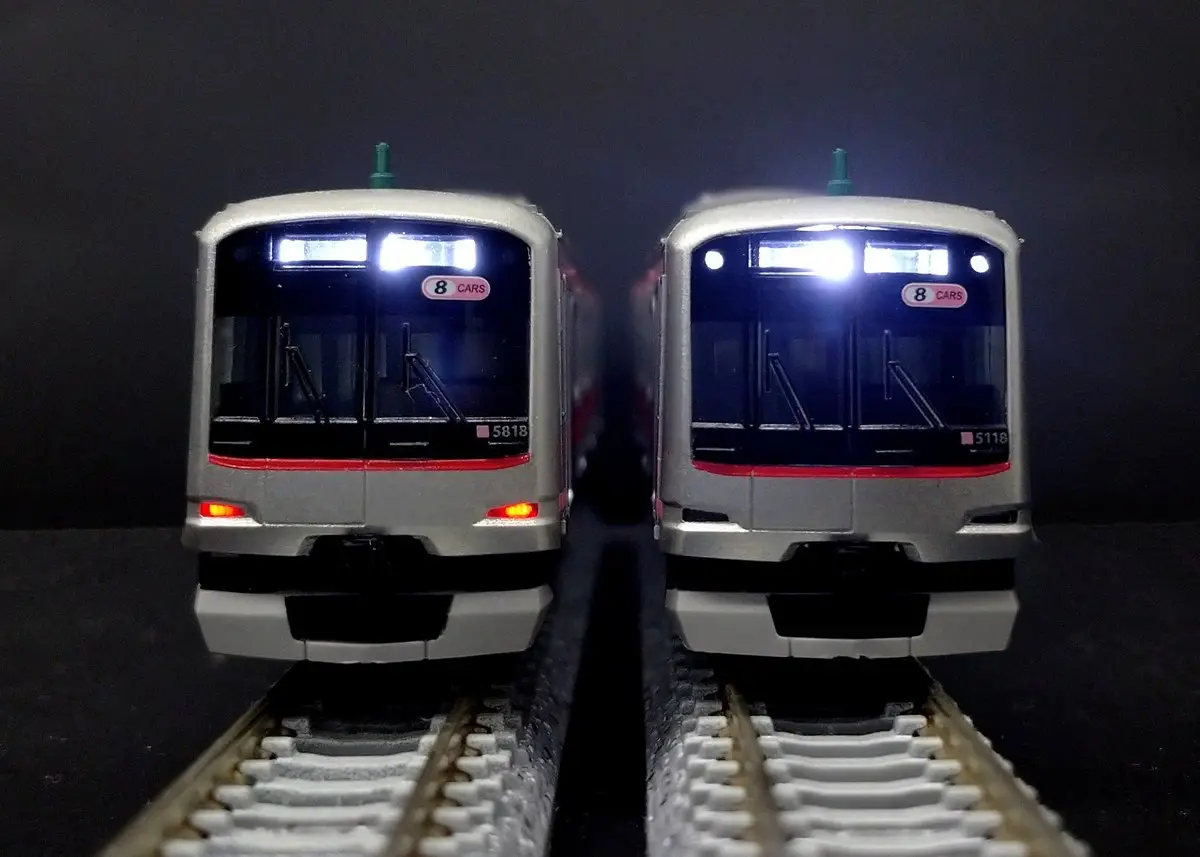 GREENMAX 50826 東急電鉄5000系（東横線・5118編成）8両編成セット（動力付き） グリーンマックス Nゲージ鉄道模型