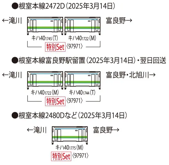 JR キハ40 1700形ディーゼルカー（ありがとうキハ40根室線