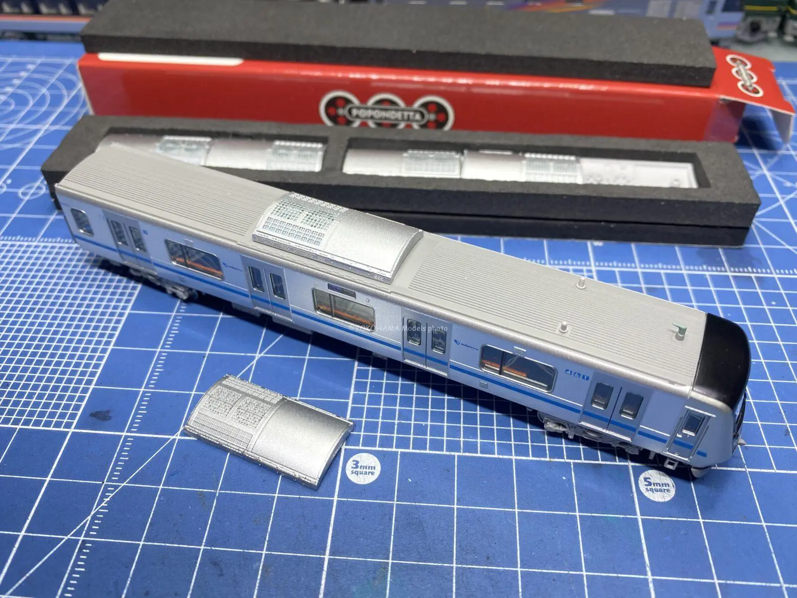ポポンデッタ PAP-6083-0901 小田急5000形冷房装置 グレードアップ版 10個入り Nゲージ 鉄道模型