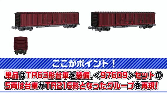 国鉄貨車 ワキ5000形、JR ワキ5000形貨車セット