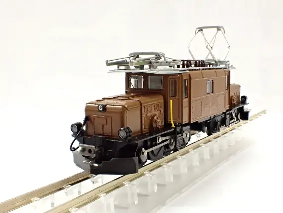 Ge6/6-I ＜レーティッシュ・クロコダイル＞ + アルプスの緑の客車 5両