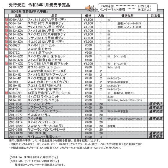 (N)43系 夜行急行「八甲田」