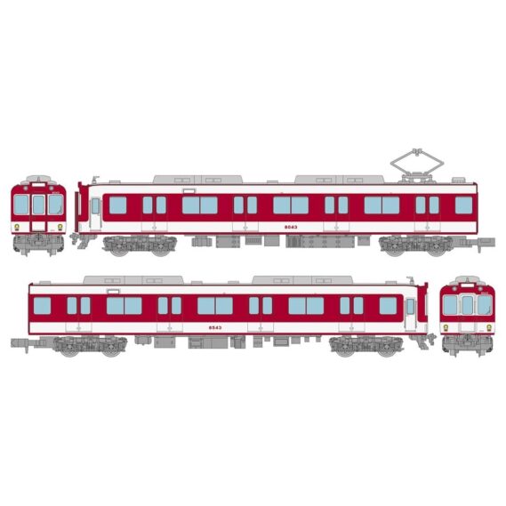 鉄道コレクション 近畿日本鉄道8000系（初期車・新塗装・裾帯あり）2両セットA　2026年2月発売予定336792 トミーテック ジオコレ Nゲージ鉄道模型