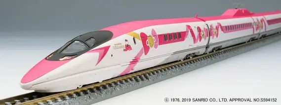 JR 500-7000系山陽新幹線（ハローキティ新幹線）セット 品番：98662
