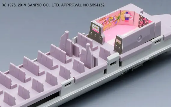 JR 500-7000系山陽新幹線（ハローキティ新幹線）セット 品番：98662