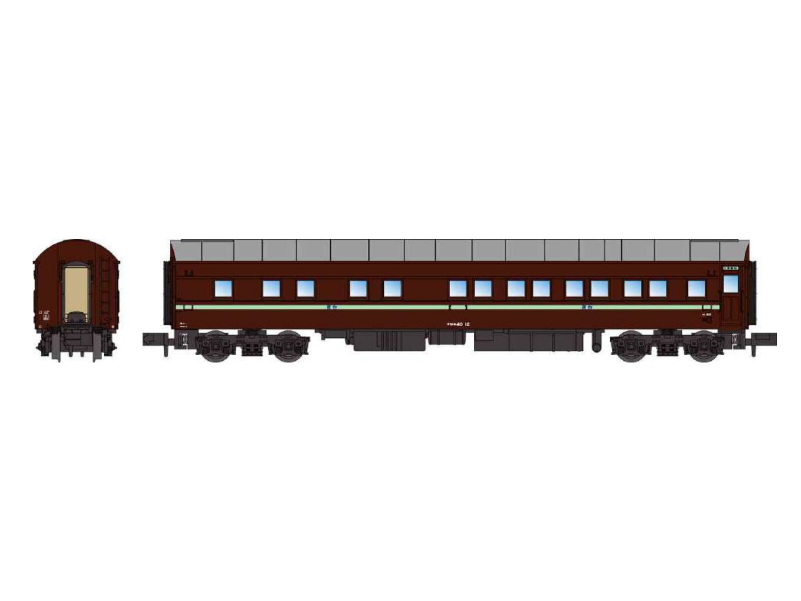マロネ40-12 淡緑帯 宮原客車区　2026年4月発売予定　A8561　MICROACE(マイクロエース)　[鉄道模型] 完成品Nゲージ車両