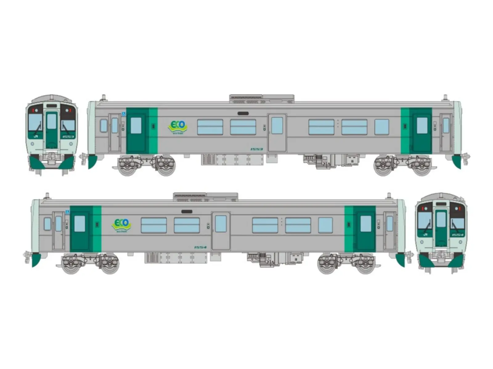 鉄コレ JR1500型4次車 2両セットC(332312) トミーテック ジオコレ(鉄道